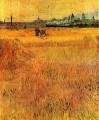 Vista de Arles desde los campos de trigo Vincent van Gogh